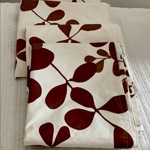 Indoor outdoor curtains